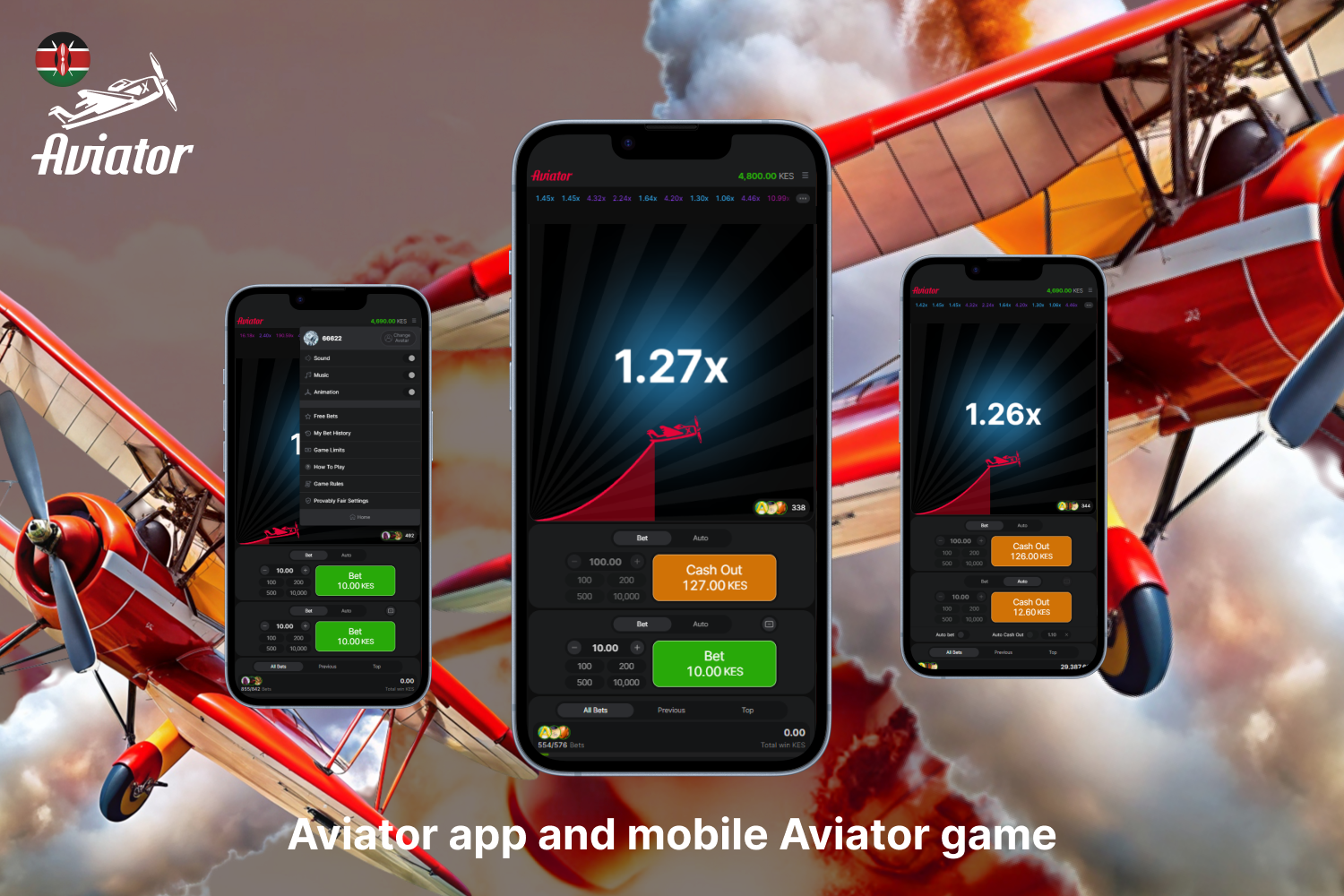 The Aviator app makes it easy to play this popular crash game directly from your smartphone in Kenya